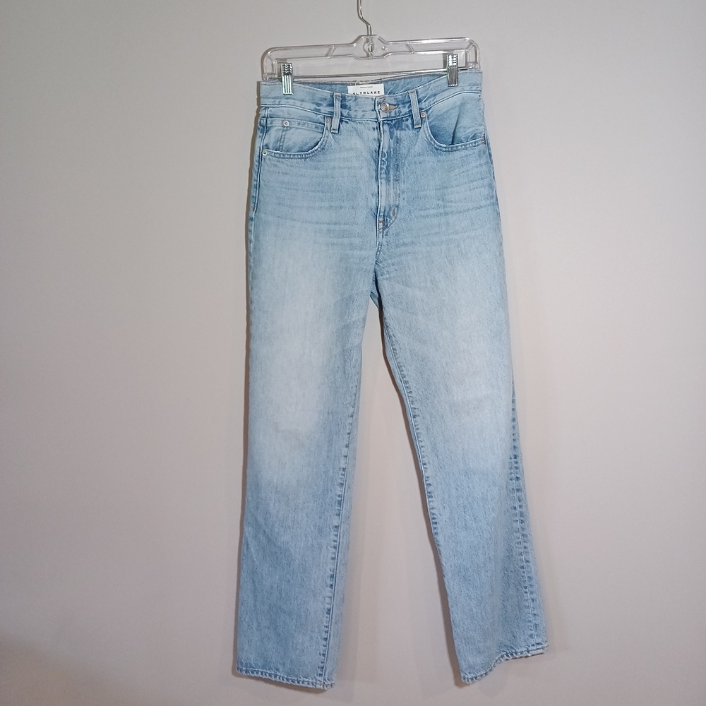Slvrlake London High Rise Straight Jean in New Mexico Size 27